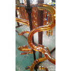 دستگاه روکش وکیوم تزئینی PVD تزئینی شیشه ای شیشه ای با قدرت بالا Foshan