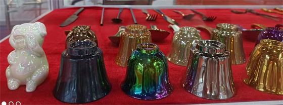 دستگاه پوشش دهی حلقه تیتانیوم نیترید PVD جواهرات دستگاه آبکاری/پوشش خلاء پلاسما حلقه طلایی PVD