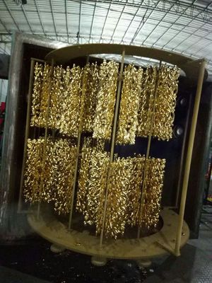 ماشین پوشش PVD ماشین پوشش اسپتر کردن مغناطیس برای سخت افزار فولاد ضد زنگ / ساعت / جواهرات / کلوپ های گلف / قاب عینک