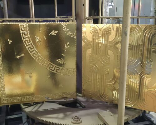 تجهیزات پوشش PVD مصالح ساختمانی سرامیکی با پوشش رنگ سفارشی و عملکرد کاملاً خودکار