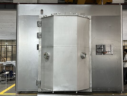 ماشین پوشش خلاء PVD سخت افزاری کوچک با پوشش مقاوم به لباس با سختی بالا و کنترل خودکار کامل