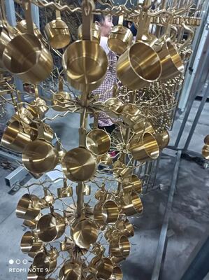 ماشین پوشش خلاء PVD سخت افزاری کوچک با پوشش مقاوم به لباس با سختی بالا و کنترل خودکار کامل