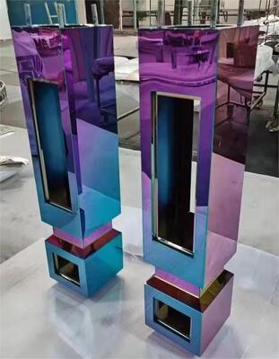 ماشین پوشش خلاء PVD Full Auto Rainbow با درخشش گرادئنت و یک سال گارانتی