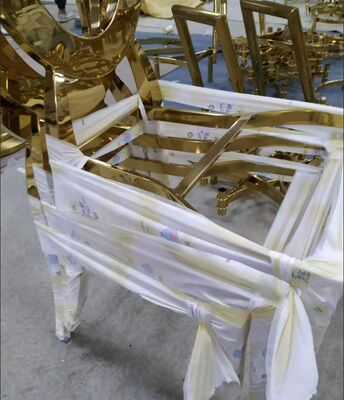 روکش خلاء PVD طلایی برس خورده برای لبه صندلی با خواص ضد اثر انگشت و مقاوم در برابر خوردگی