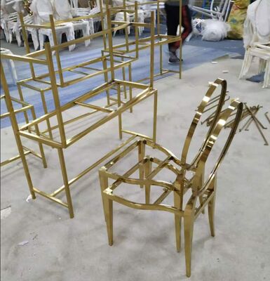 روکش خلاء PVD طلایی برس خورده برای لبه صندلی با خواص ضد اثر انگشت و مقاوم در برابر خوردگی