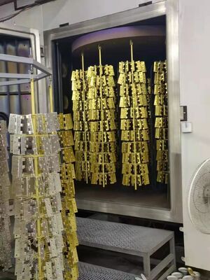 دستگاه پوشش خلاء PVD با پوشش ضد خوردگی مقاوم در برابر سایش بالا و سیستم کنترل خودکار کامل برای قطعات قفل