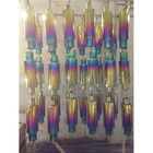 آسان کار دستگاه استیل ضدزنگ SS قطعات رنگین کمان رنگی PVD دستگاه خلاء رنگی