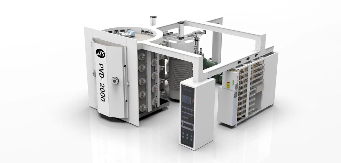 دستگاه پوشش خلاء PVD با پوشش ضد خوردگی مقاوم در برابر سایش بالا و سیستم کنترل خودکار کامل برای قطعات قفل