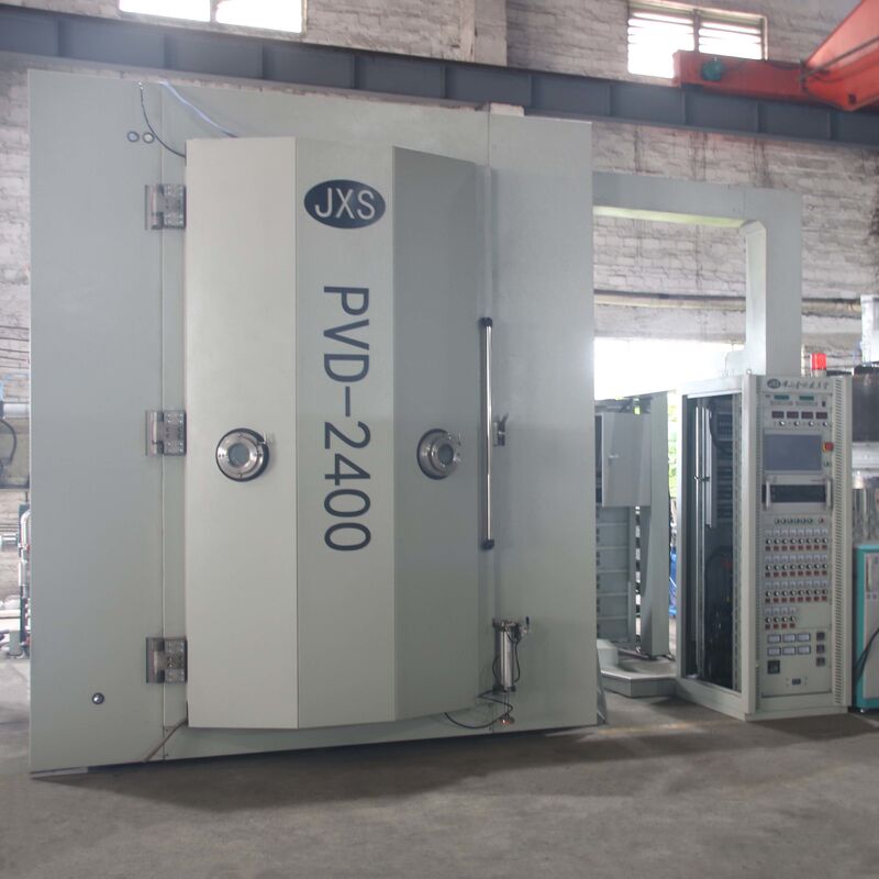 دستگاه پوشش خلاء PVD اتاق متوسط با مقاومت UV درجه مواد غذایی مقاوم به پوشیدن کنترل خودکار کامل برای شیرهای آب بهداشتی