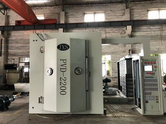 قیمت خوب 8t Hardware Gold Plating Machine PVD PLC Control ISO9001 آنلاین