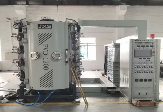 دستگاه روکش PVD کارد و چنگال با آبکاری تمام اتوماتیک چند رنگ طلایی رزگلد مشکی برای تولید ظروف سفره