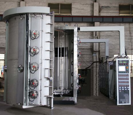 کیفیت ماشین پوشش خلاء کاملا اتوماتیک برای قطعات سرامیکی با رنگ های متعدد فلزی کارخانه