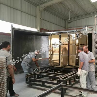 کیفیت دستگاه پوشش اسپاترینگ مگنترون برای کاشی سرامیک | پرداخت سطح تزئینی PVD کارخانه