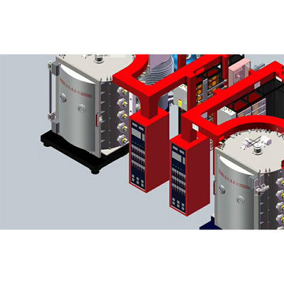 قیمت خوب دستگاه آبکاری توپی طلای SS PVD ، سیستم انباشت قوس دوجداره کاتدیک آنلاین