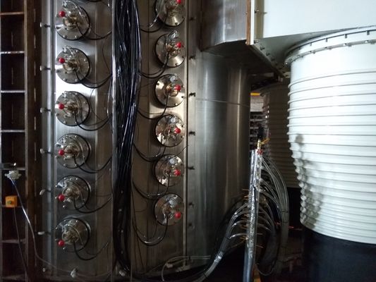 قیمت خوب دستگاه تخلیه بخار فیزیکی ، دستگاه روکش PVD از جنس استنلس استیل آنلاین