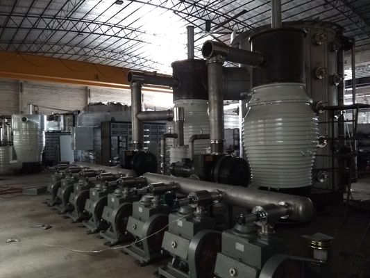 قیمت خوب دستگاه پوشش خلاac لوله فولادی ضد زنگ 300kW 50m2 PVD آنلاین