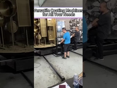 طلا رز طلا ابر کروم اثر PVD پوشش خلاء دستگاه اسپتر کردن مغناطیس